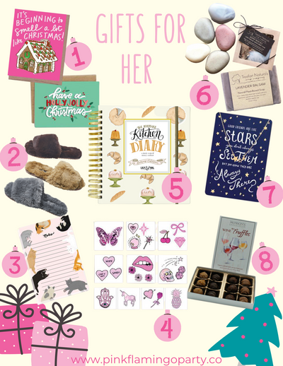 Pink Flamingo Party Co. Gift Guide: Gifts For Her
