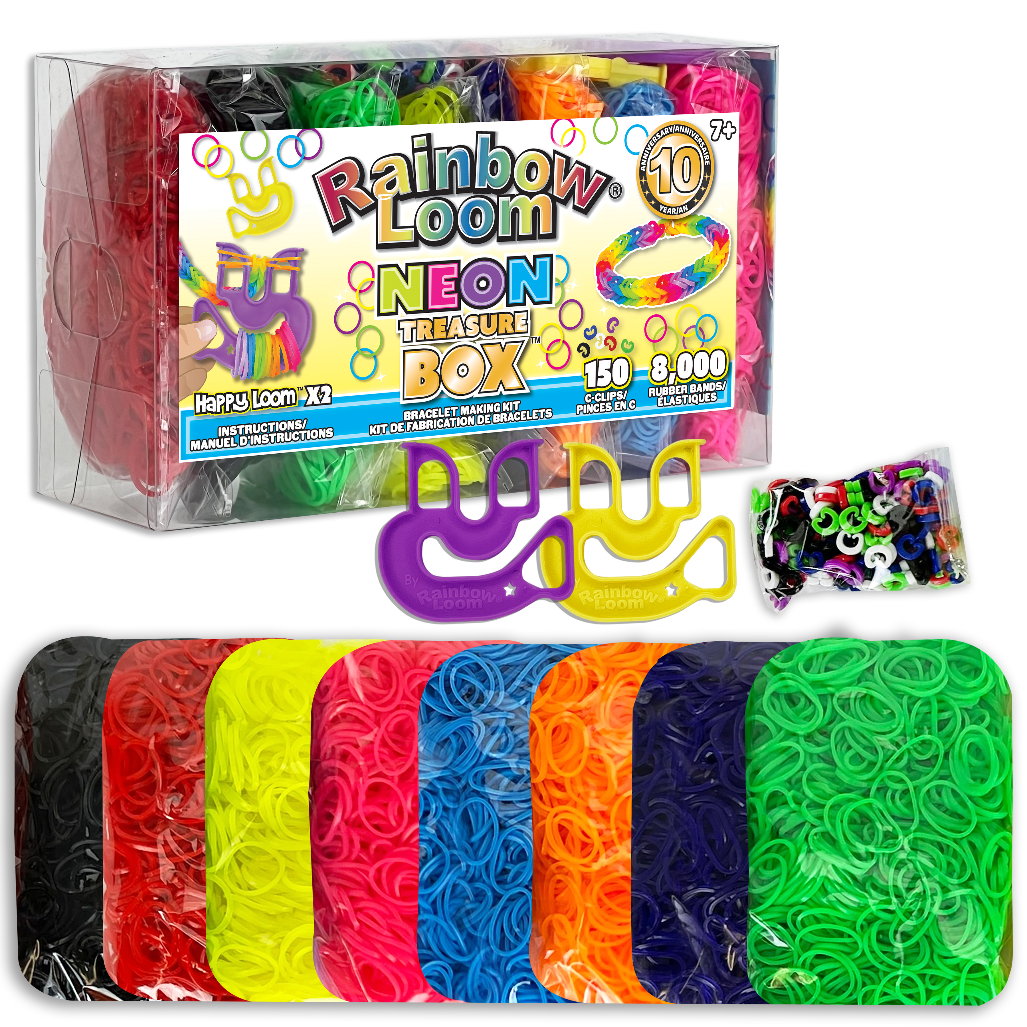 Rainbow Loom Neon Treasure Box
