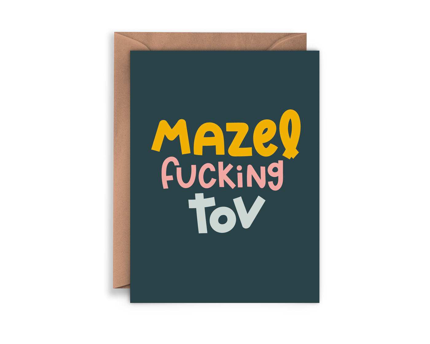 Mazel Tov Jewish Congratulations Wedding Card