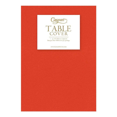 Paper Linen Solid Table Cover - Orange