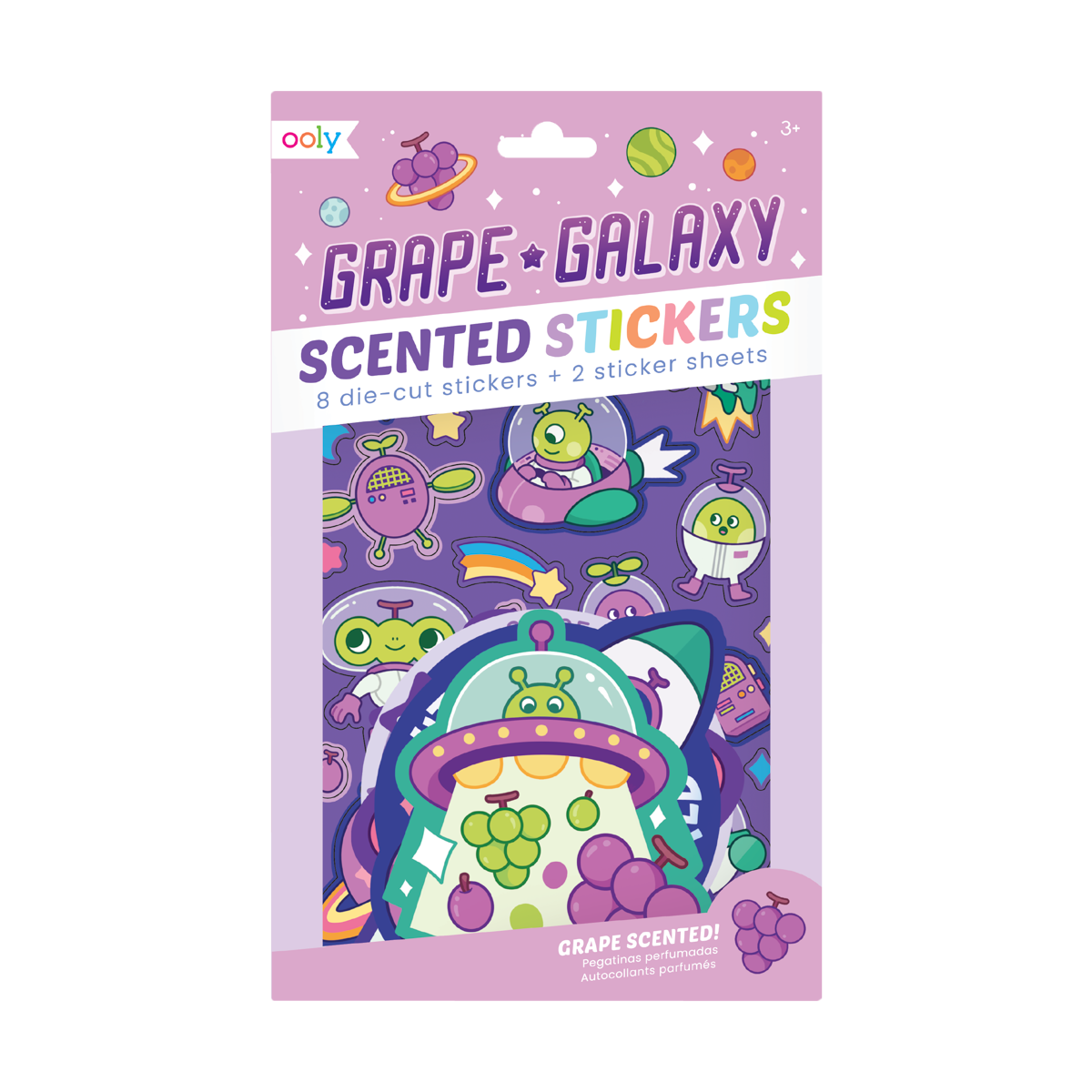 Scented Scratch Stickers : Grape Galaxy