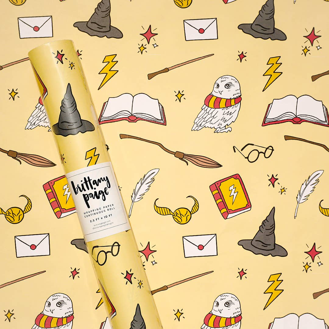 Christmas Wrapping paper, Harry Potter Wrapping Paper, Birthday Wrapping  Paper, Wizard Wrapping Paper, Wand Wrapping Paper, Gift Wrap Paper