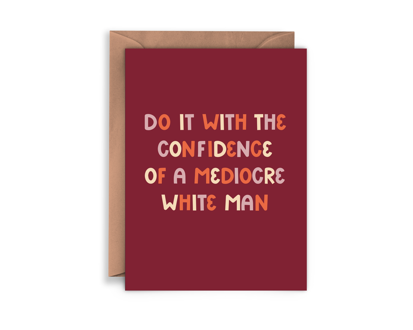 Mediocre White Man Feminist Card
