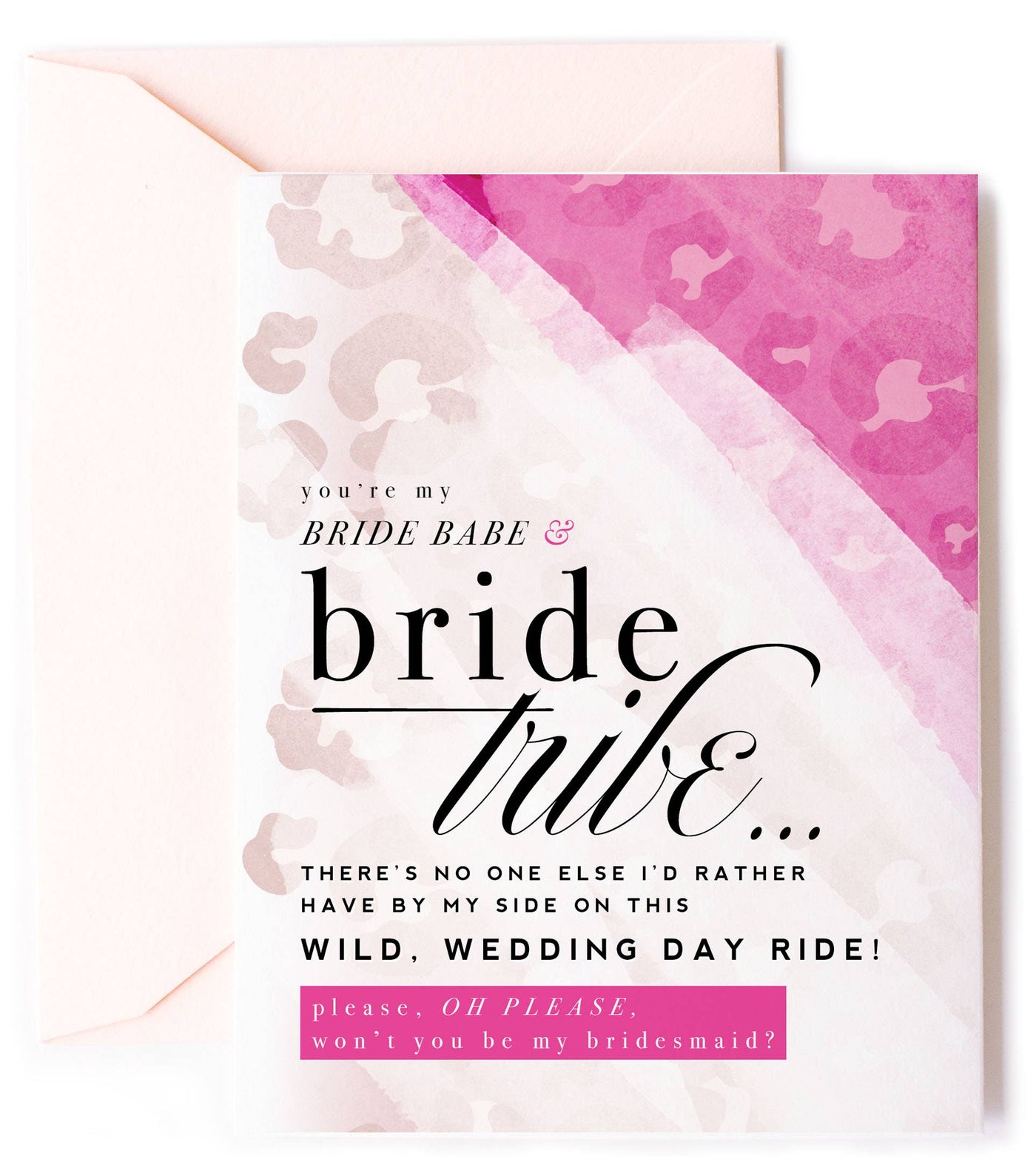 Bride Tribe Proposal Greeting Card