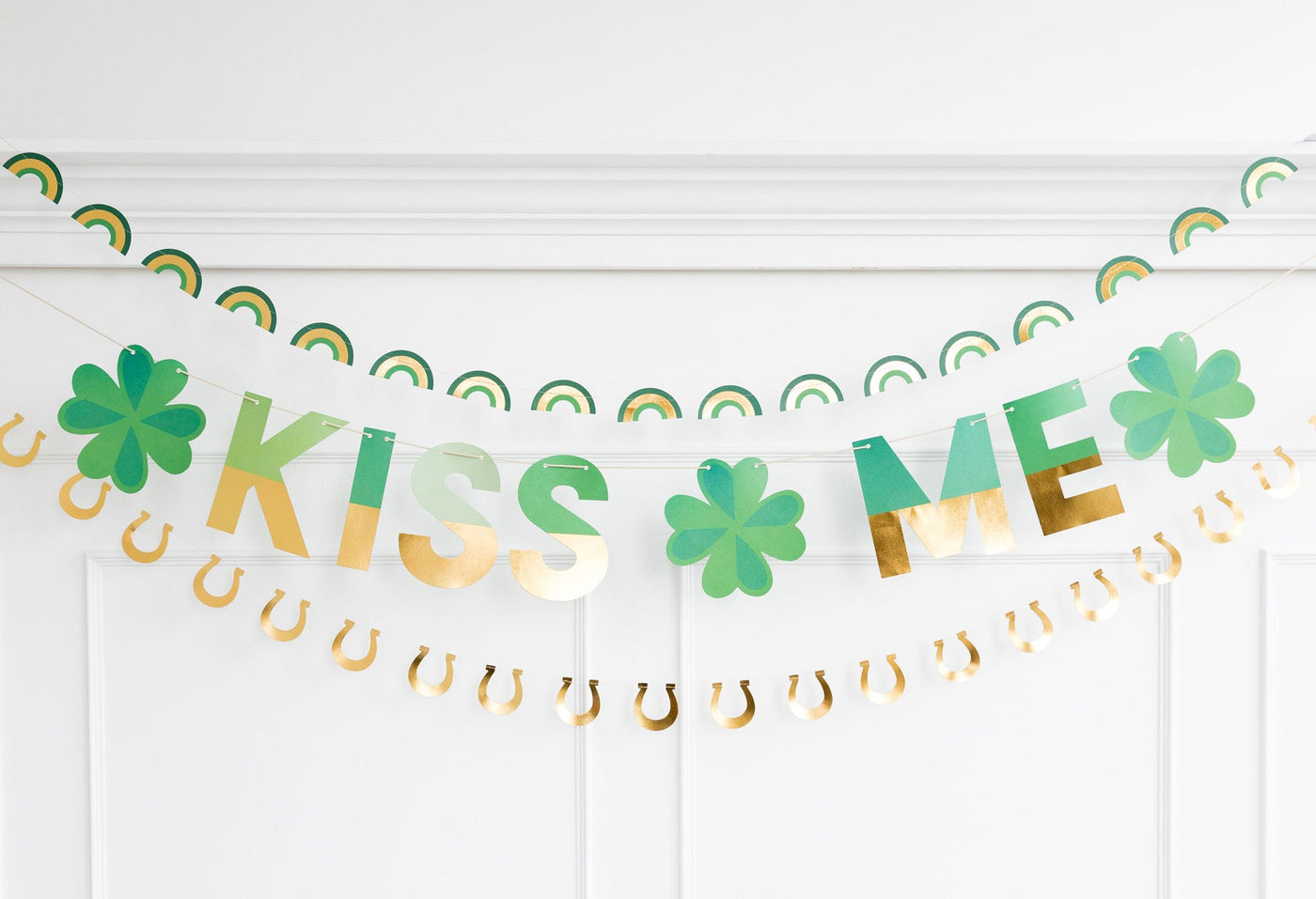 Kiss Me St. Patrick's Day Banner