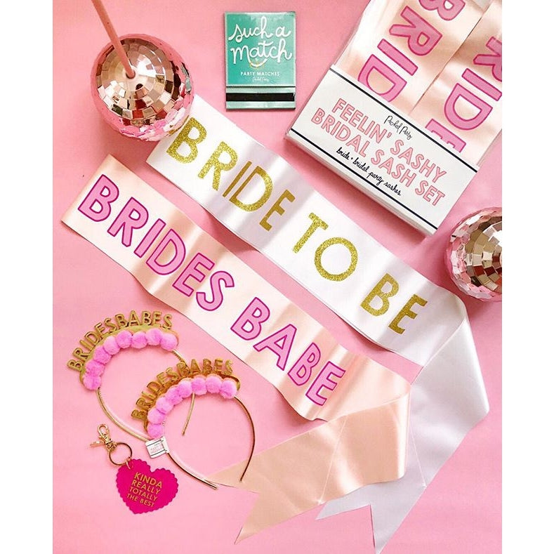 Bride to Be and Brides Babe Bachelorette Sashes