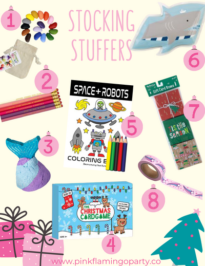Pink Flamingo Party Co. Gift Guide: Stocking Stuffers for Kids