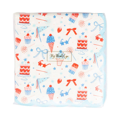 SMT1139 - Summertime Pattern Cocktail Napkin