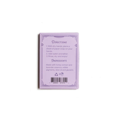 Honey Lavender Paper Soap