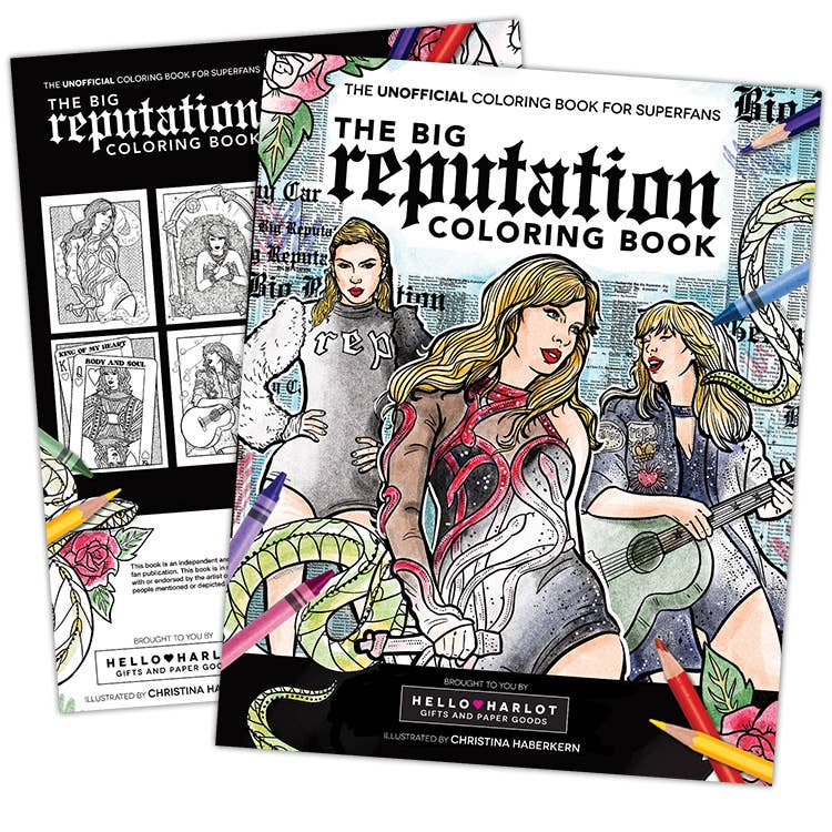 TS Reputation Coloring Book