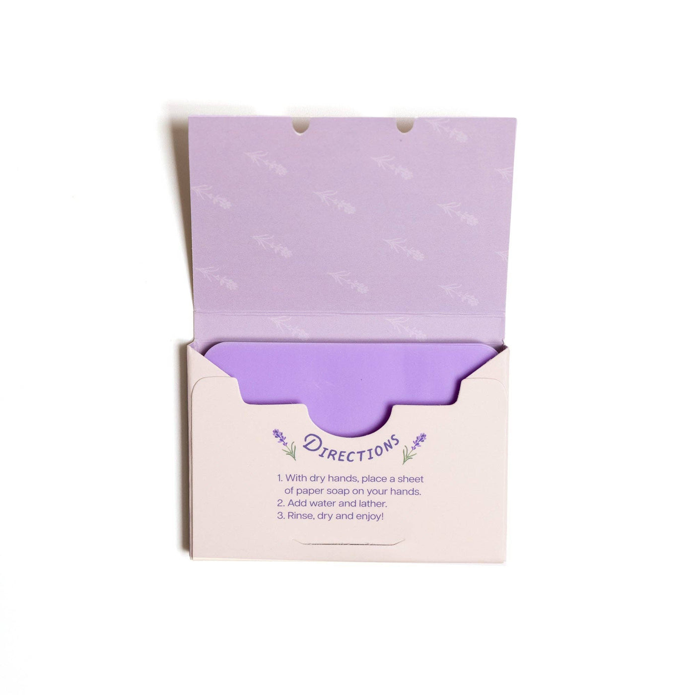 Lavender Scent Paper Soap