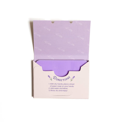 Lavender Scent Paper Soap
