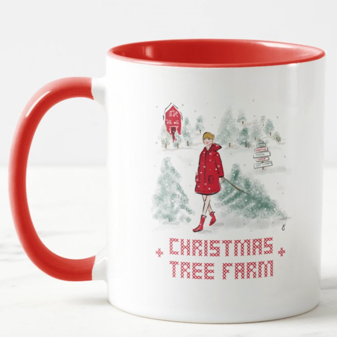 TS Christmas Tree Farm Mug