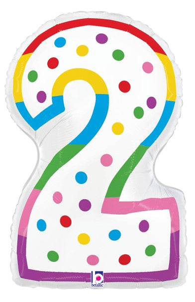 Birthday Candle Number Balloons