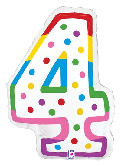 Birthday Candle Number Balloons