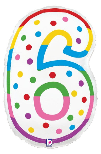 Birthday Candle Number Balloons