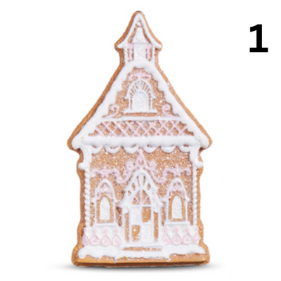 Gingerbread Church Ornaments