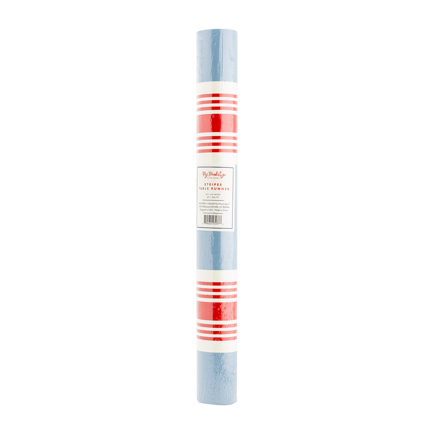 HAM1020 - Hamptons Striped Paper Table Runner