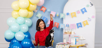 Happy Birthday Cat Banner