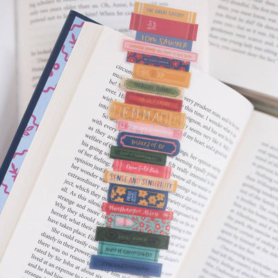 Book Stack Acetate Bookmark