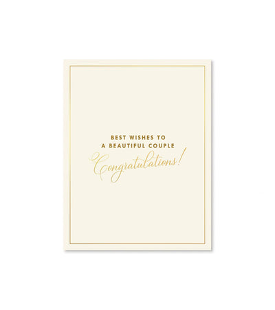 Beautiful Couple Wedding Greeting Card