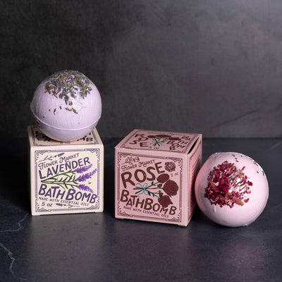 Rose Bath Bomb - with Box Aromatherapy