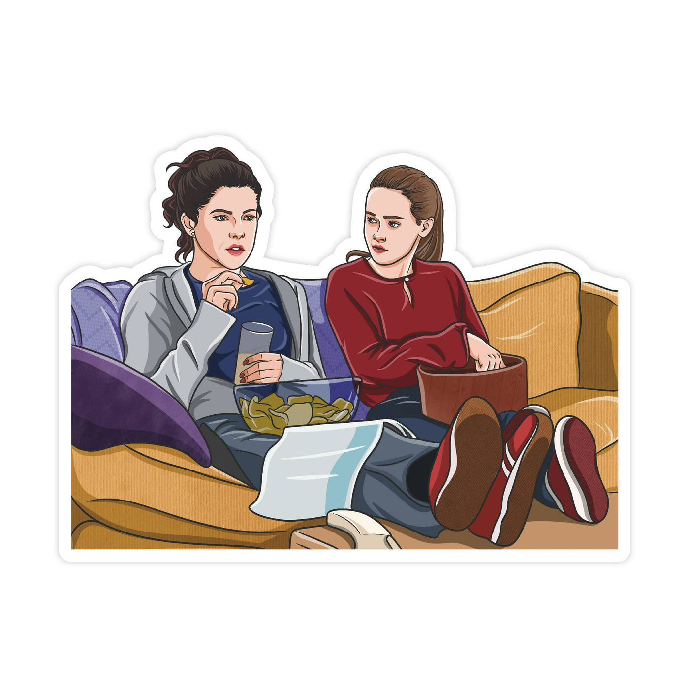 Rory & Lorelai Sticker