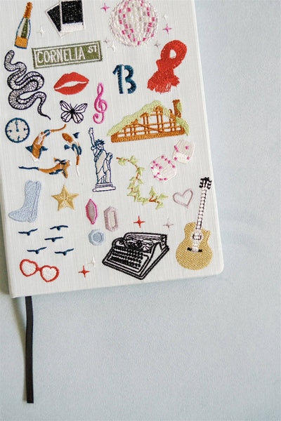 Embroidered TS Hardcover Notebook