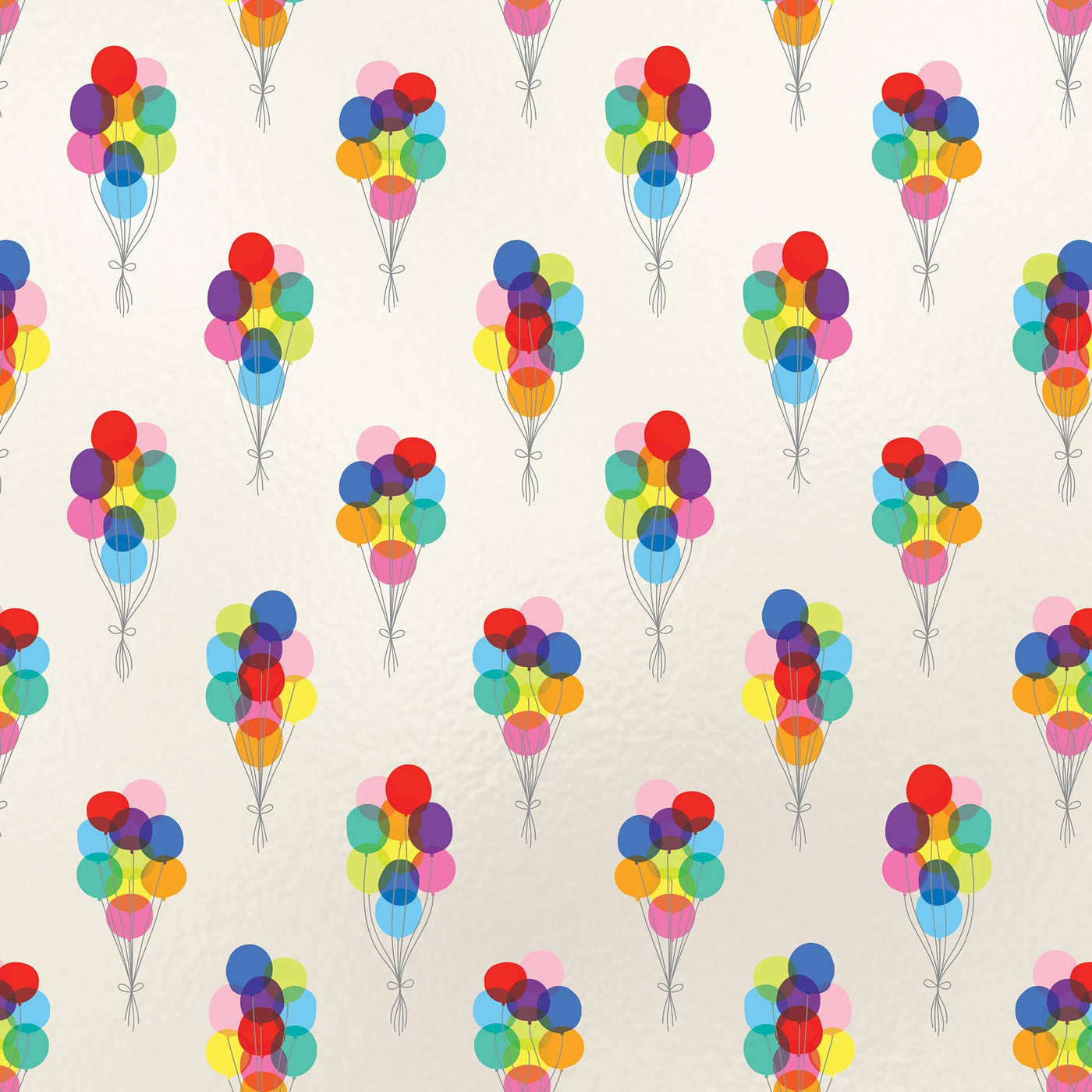 Rolls Bunch of Balloons Gift Wrap