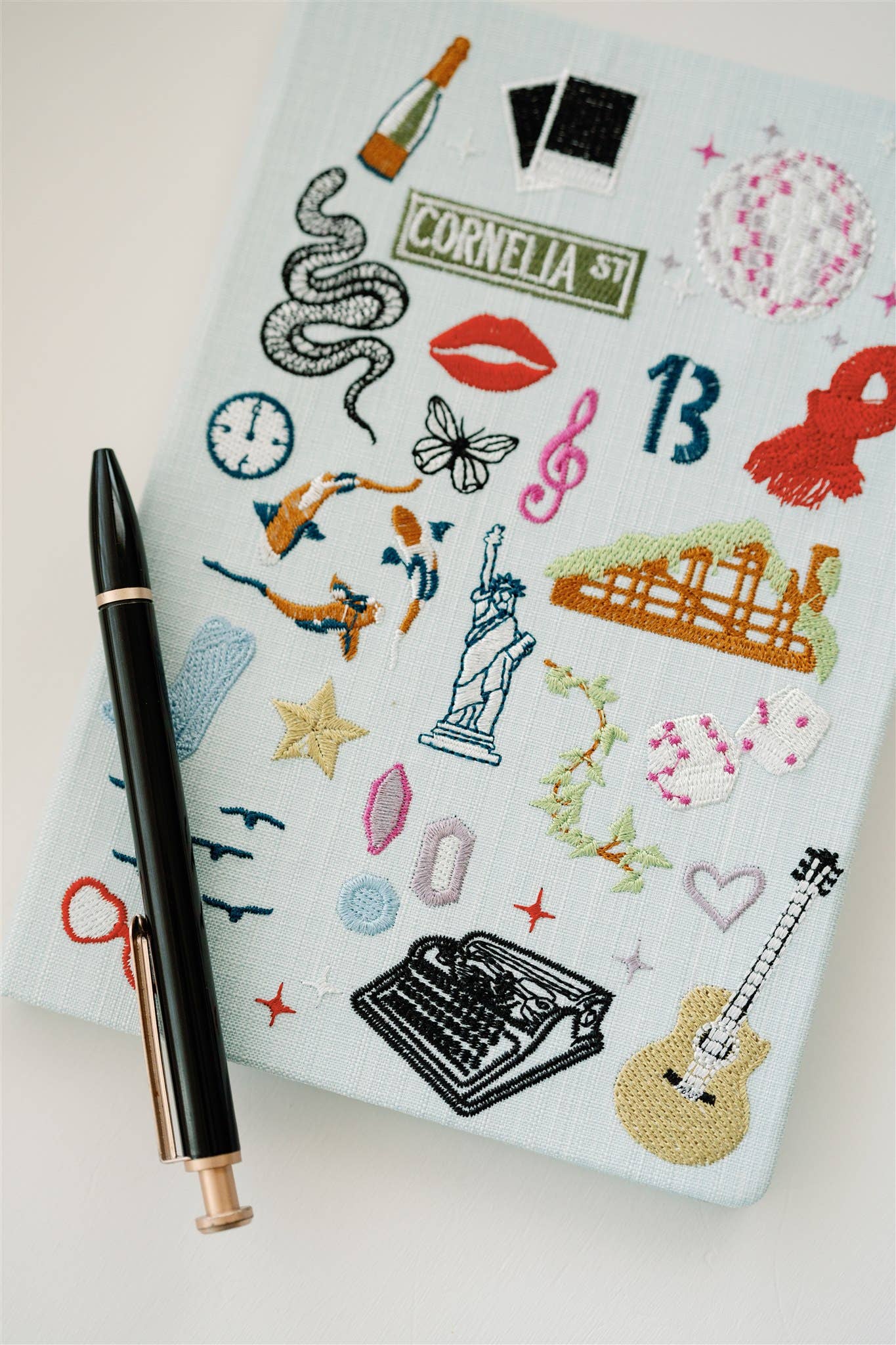 Embroidered TS Hardcover Notebook