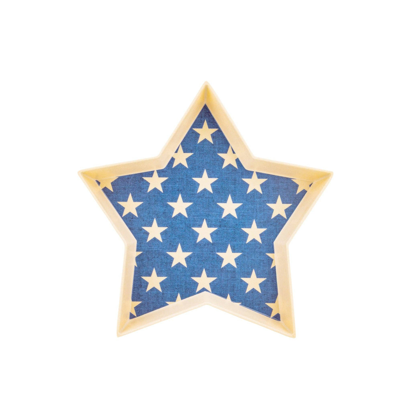 HAM1120 - Hamptons Star Shaped Bamboo Reusable Tray Set
