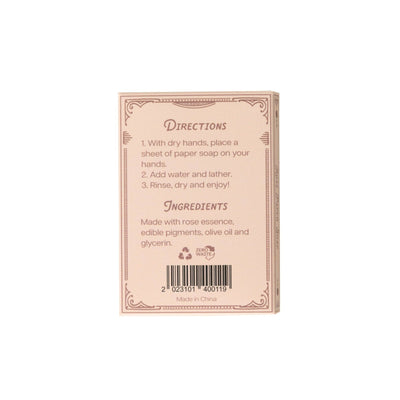 Rose Scent Paper Soap