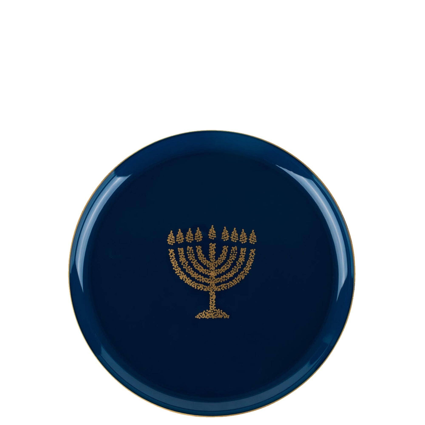 Fancy Disposable Hanukkah Plastic Small Plates