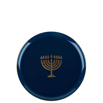 Fancy Disposable Hanukkah Plastic Small Plates