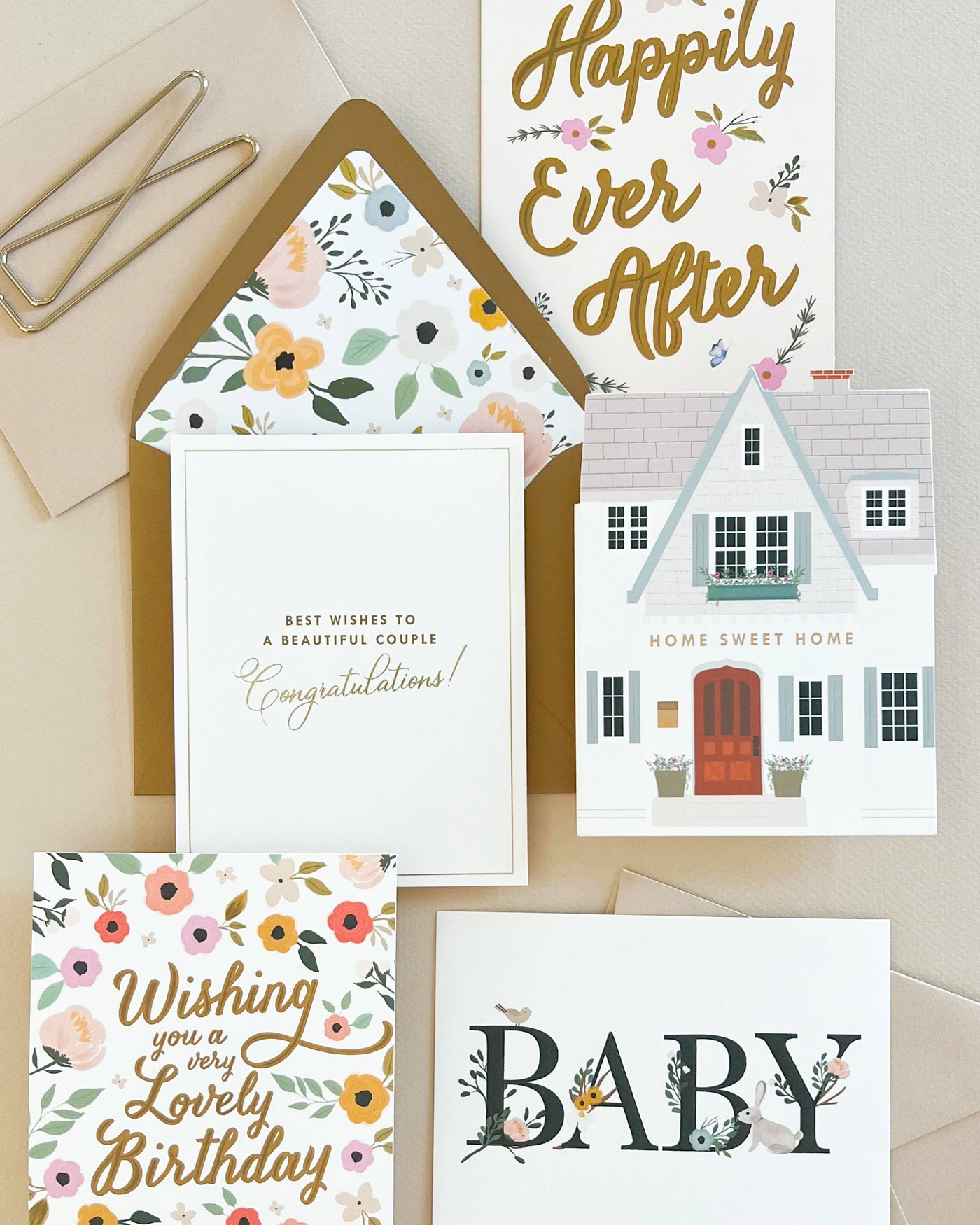 Happily Ever After Wedding Greeting Card