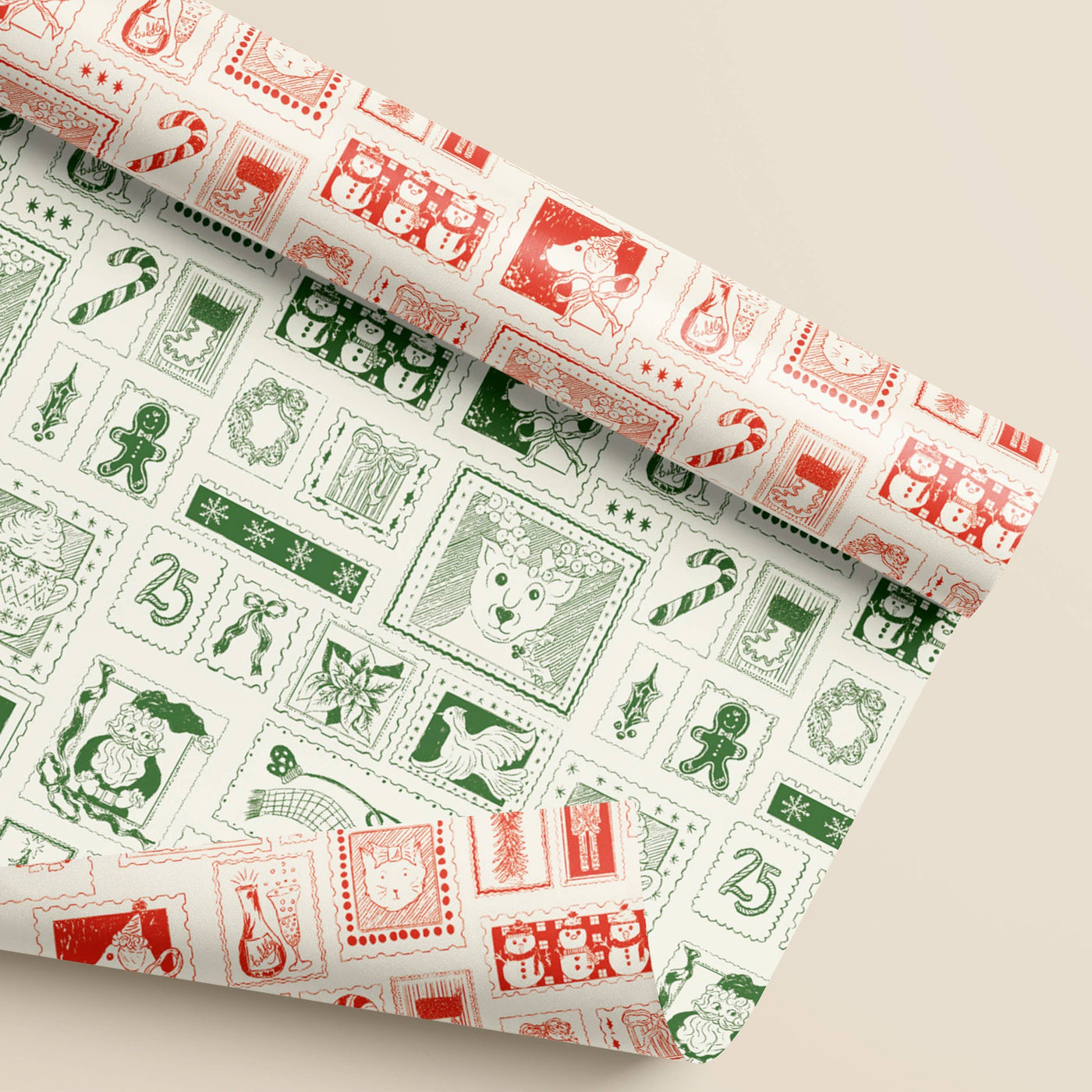 North Pole Post Double Sided Gift Wrap