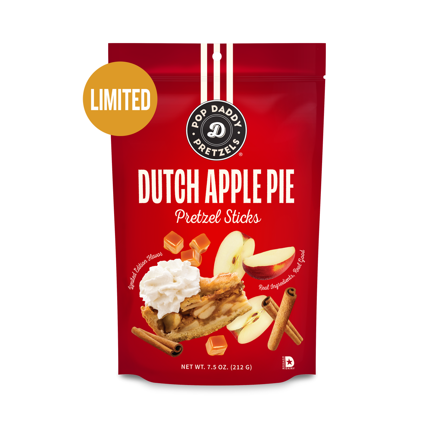 Dutch Apple Pie Seasoned Pretzels