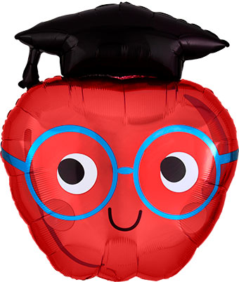 Graduation Apple Balloon