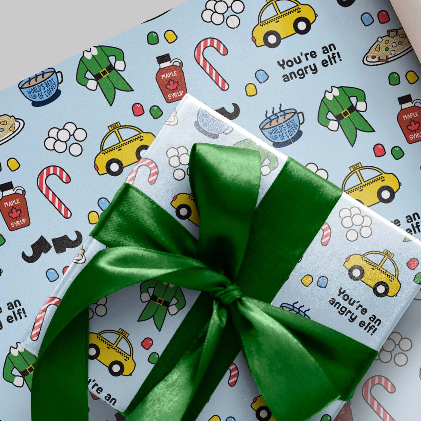 Elf Gift Wrap Sheet