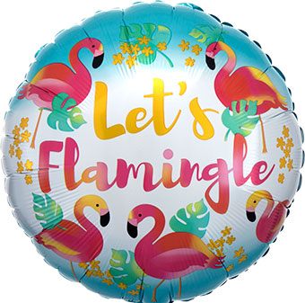 Let's Flamingle Balloon