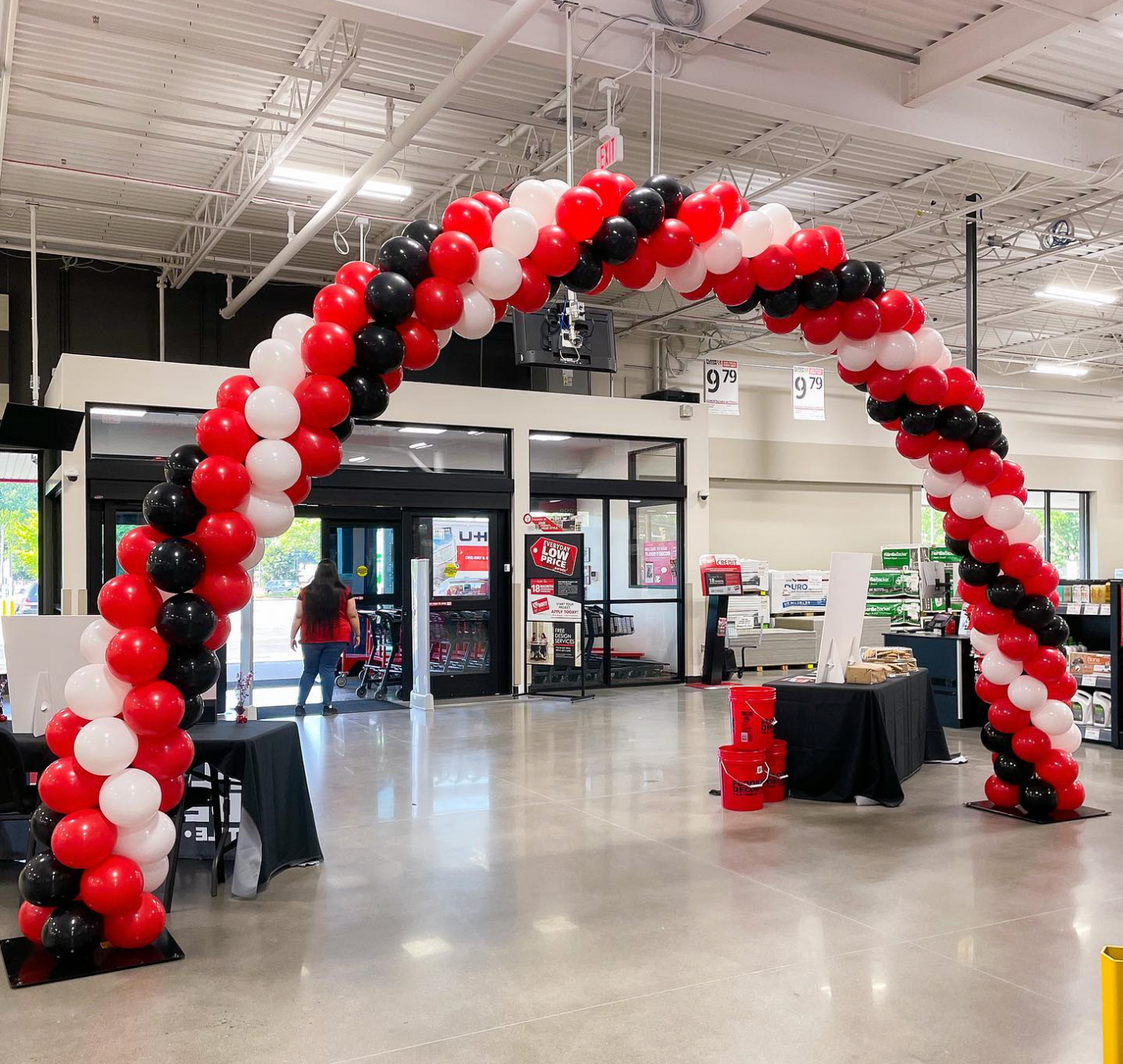 20ft Wide Classic Balloon Arch