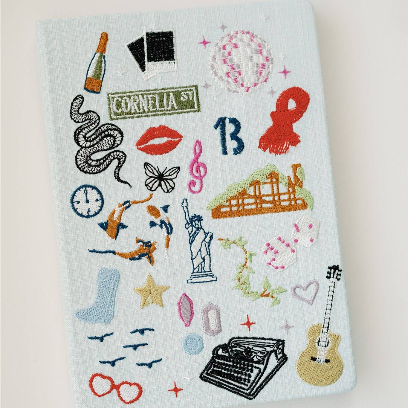 Embroidered TS Hardcover Notebook