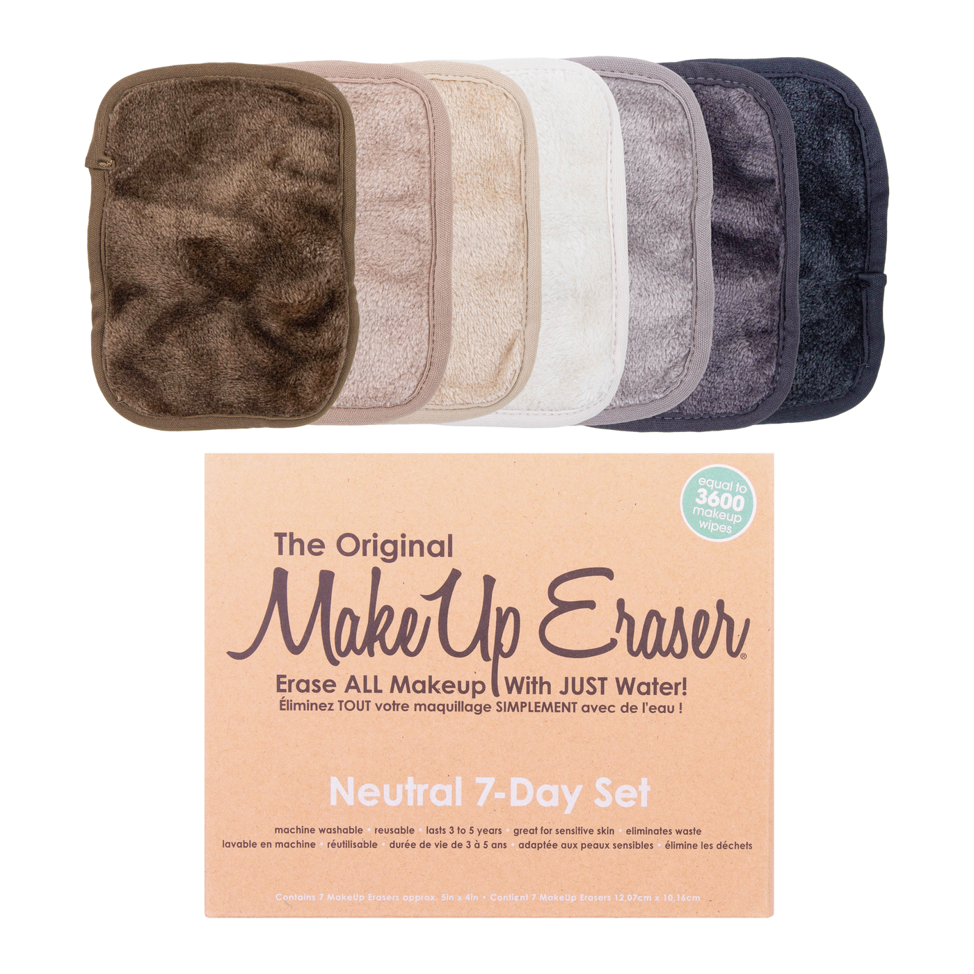 Neutral 7-Day Set | MakeUp Eraser