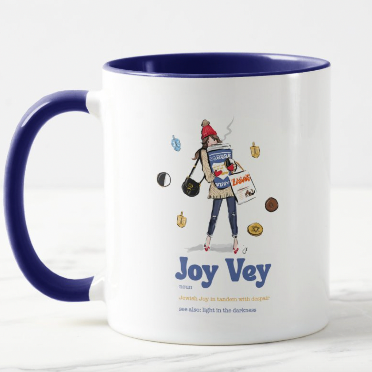 Hanukkah Joy Vey Coffee Mug