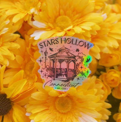 Stars Hollow Town Gazebo Holographic Sticker