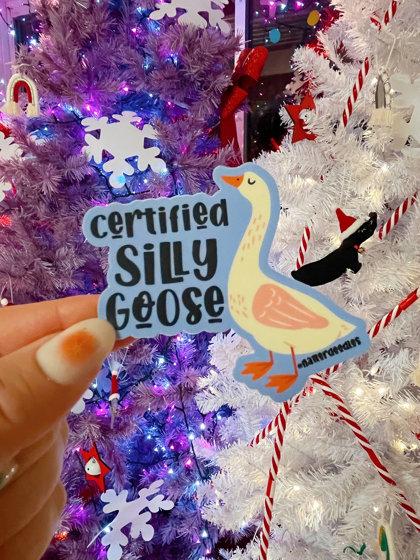 Certified Silly Goose Vinyl Sticker