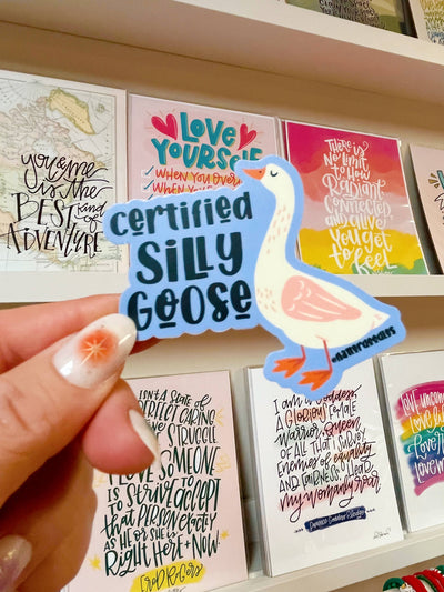 Certified Silly Goose Vinyl Sticker