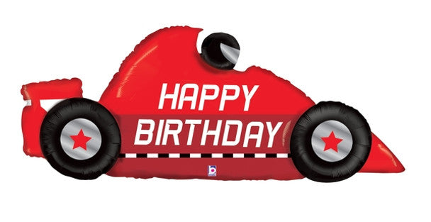 Birthday Race Car Balloon