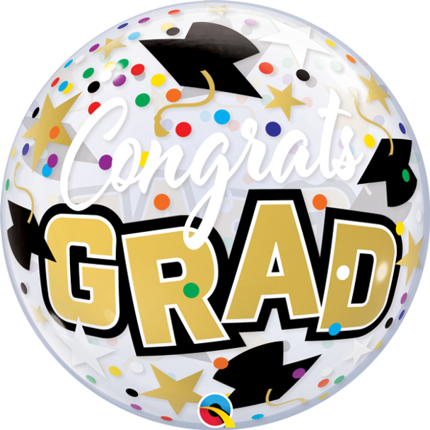 Bubble Congrats Grad Balloon