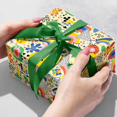 Happy Party Gift Wrap Roll